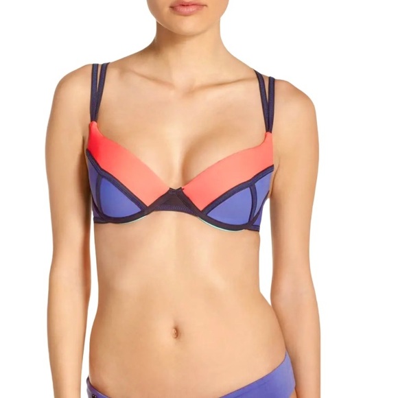Maaji Reversible Color Block Underwire Bikini Top - Picture 2 of 15